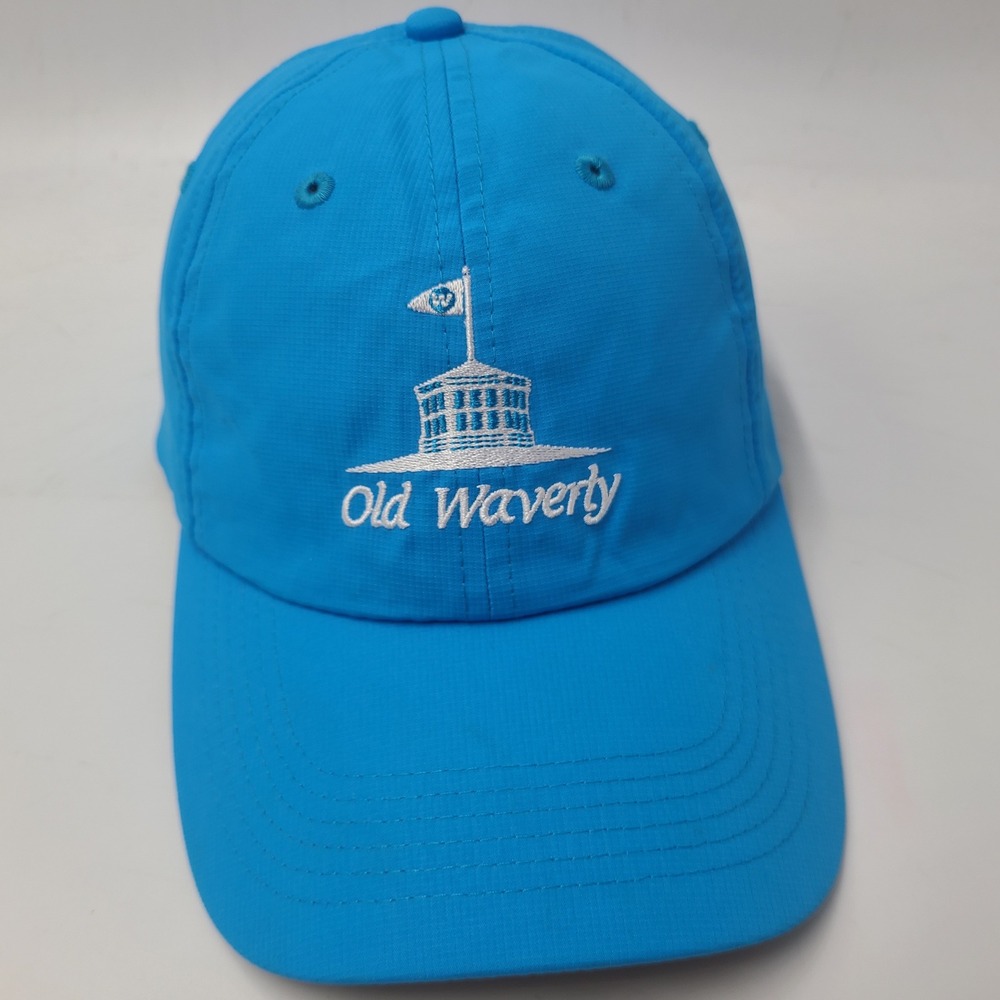 Old Waverly Golf Club Hat Adjustable Imperial Blue White Mississippi Course Men‎